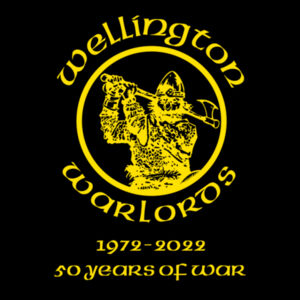 Polo - Black - Yellow 50yr Logo - Performance Polo – Mens Design