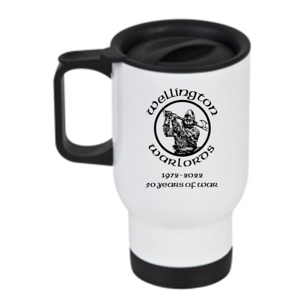 Travel Mug - Black 50yr Logo - Travel Mug Thumbnail