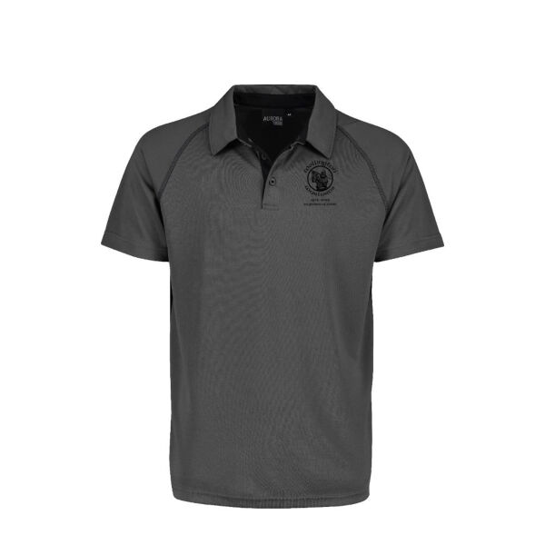 Polo - Grey - 50 yr Black Logo - Performance Polo – Mens - Performance Polo – Mens Thumbnail