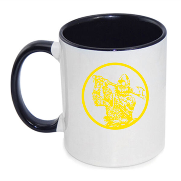 Mug - Yellow Circle - Inner Coloured Mug Thumbnail